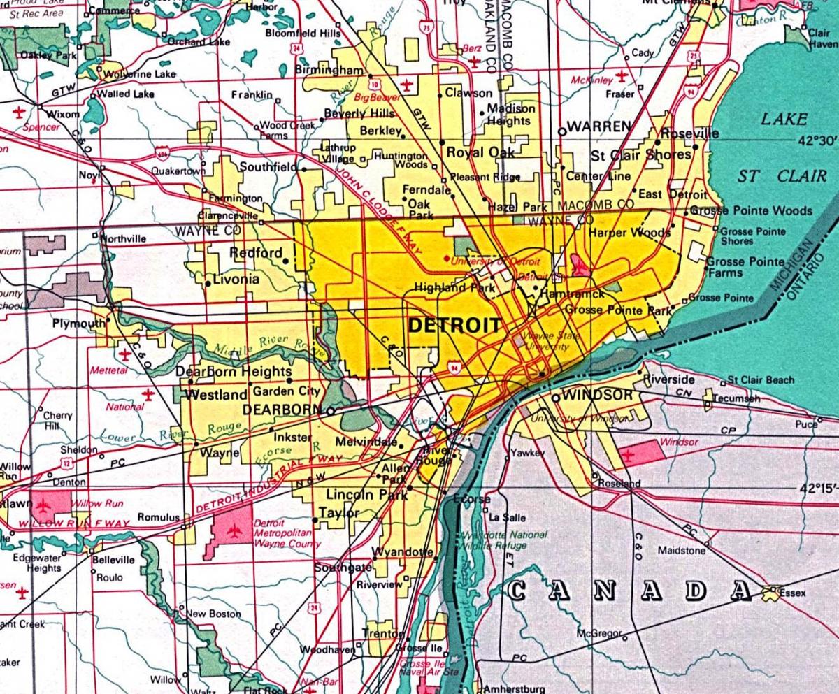karta Detroit