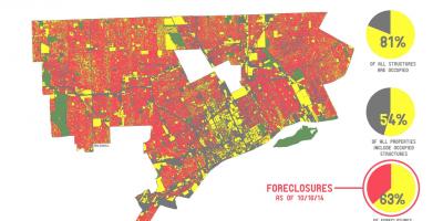 Detroit befolkningen karta