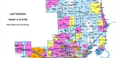 Detroit edison strömavbrott karta